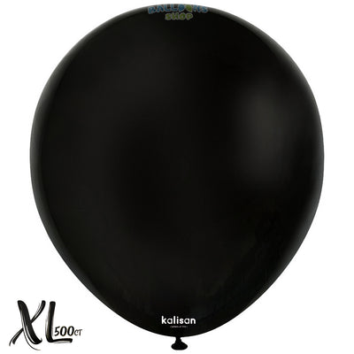 SET 500 Baloane Latex 30cm Negru Standard XL 2332