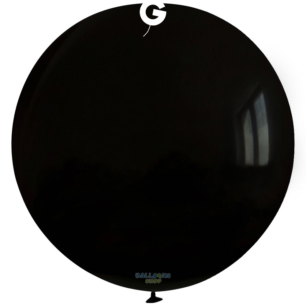 Balon Latex Jumbo 110cm Negru Standard G300.14