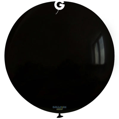 Balon Latex Jumbo 110cm Negru Standard G300.14