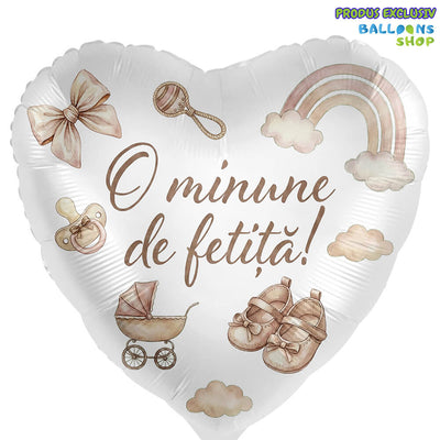 Balon Folie O minune de fetita! 43cm