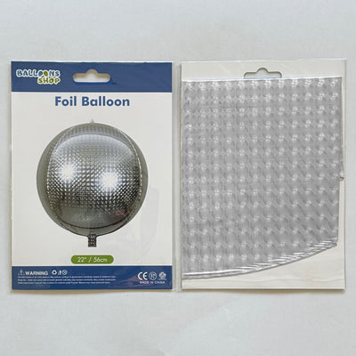 ORBZ 4D Holographic Disco Ball Foil Balloon 55cm