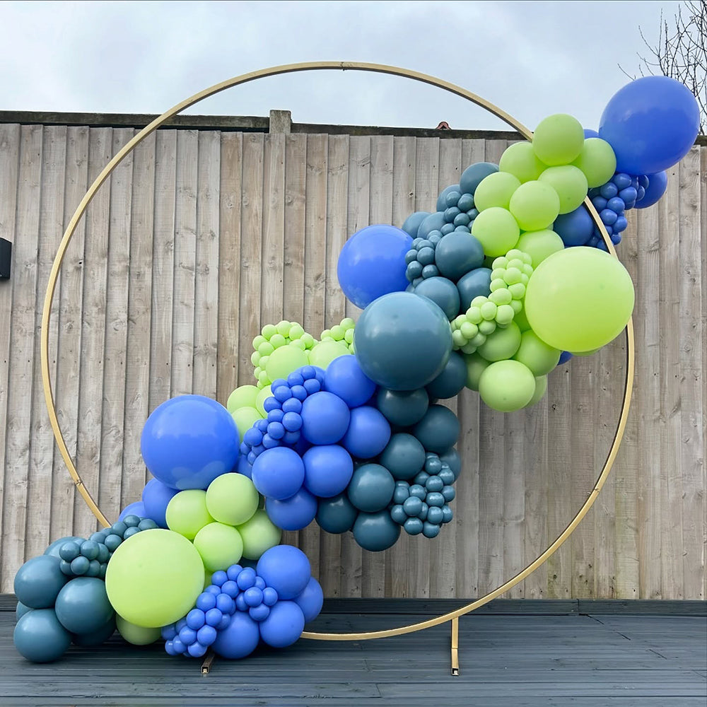 Jumbo Latex Balloon 45cm Retro Denim 8019