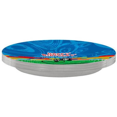 Set of 8 Game On Plates 22.7cm Grabo