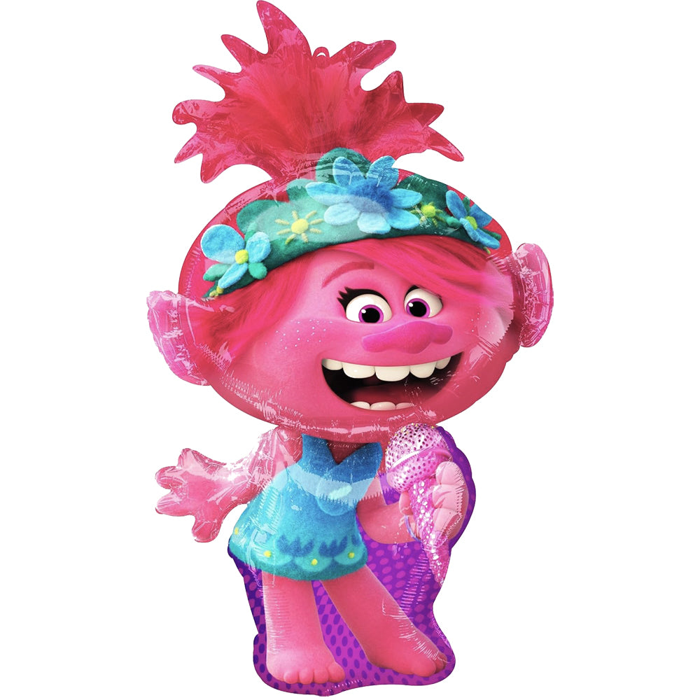 SuperShape Foil Balloon Trolls World Tour Poppy 94cm ANAGRAM 4072301
