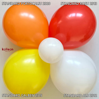 Baloane latex 13cm Galben Standard 2315