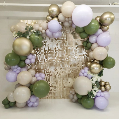 SET 500 Latex Balloons 30cm Retro Eucalyptus XL 8008