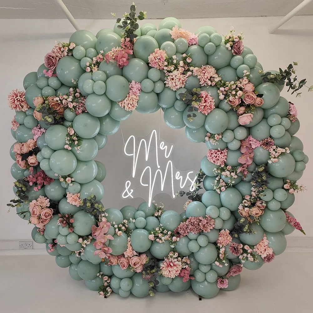 13cm Winter Green Retro Kalisan Latex Balloons 8007