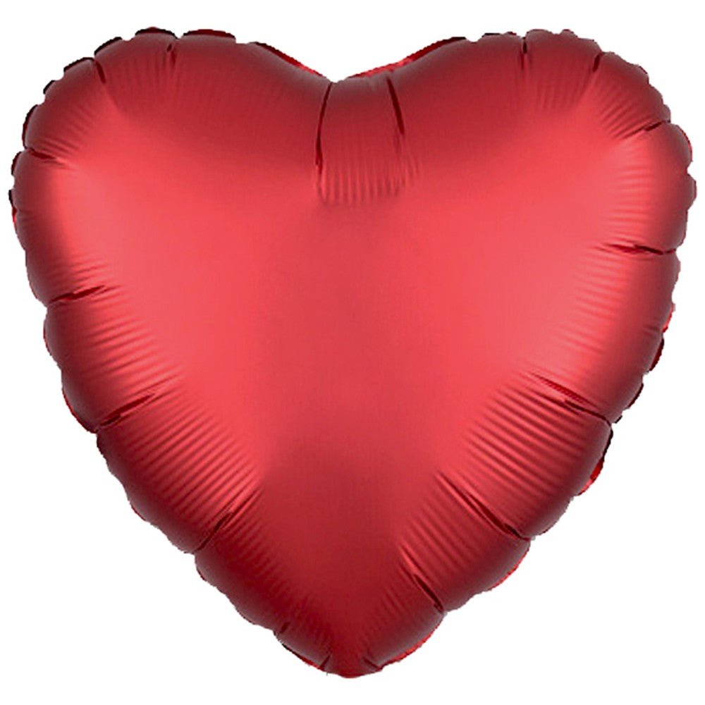 Balon Folie 45cm Inima Rosie SATIN