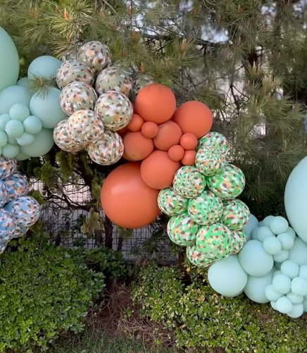 Latex Balloons 30cm Safari Savanna - Green