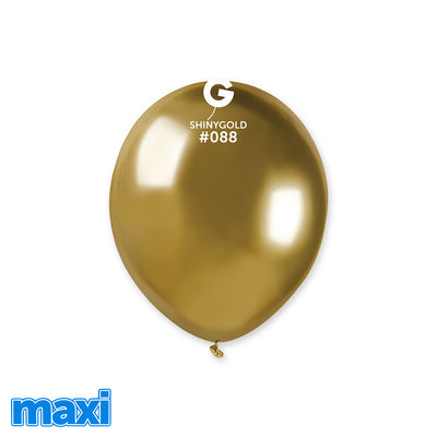 SET 1000 Baloane Latex 13cm Shiny Gold MAXI AB50.88