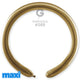 SET 250 Baloane Latex Modelaj 5/152cm Shiny Gold MAXI DB4.Q260.88