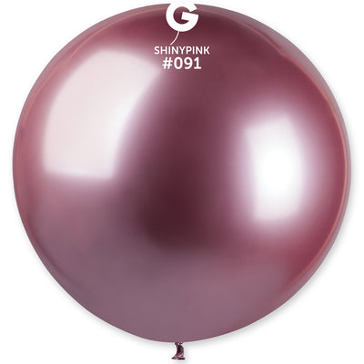 Balon Latex Jumbo 80cm Shiny Roz GB30.91