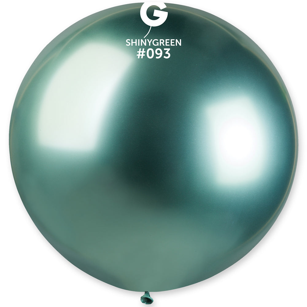 Jumbo Latex Balloon 80cm Shiny Green GB30.93