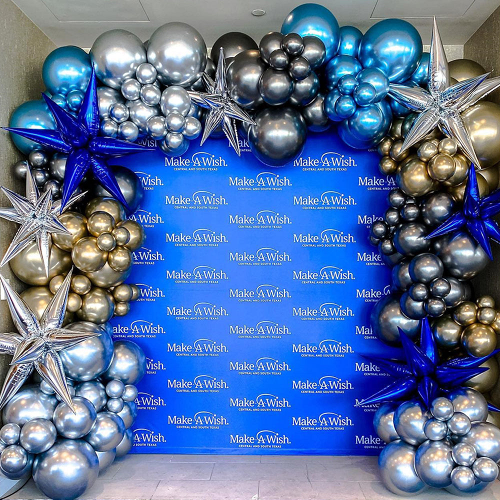 Jumbo Latex Balloon 80cm Shiny Blue GB30.92