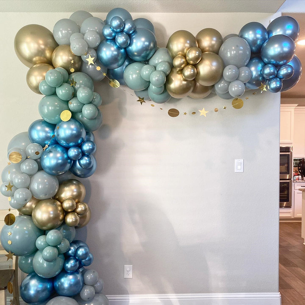 Jumbo Latex Balloon 80cm Shiny Blue GB30.92