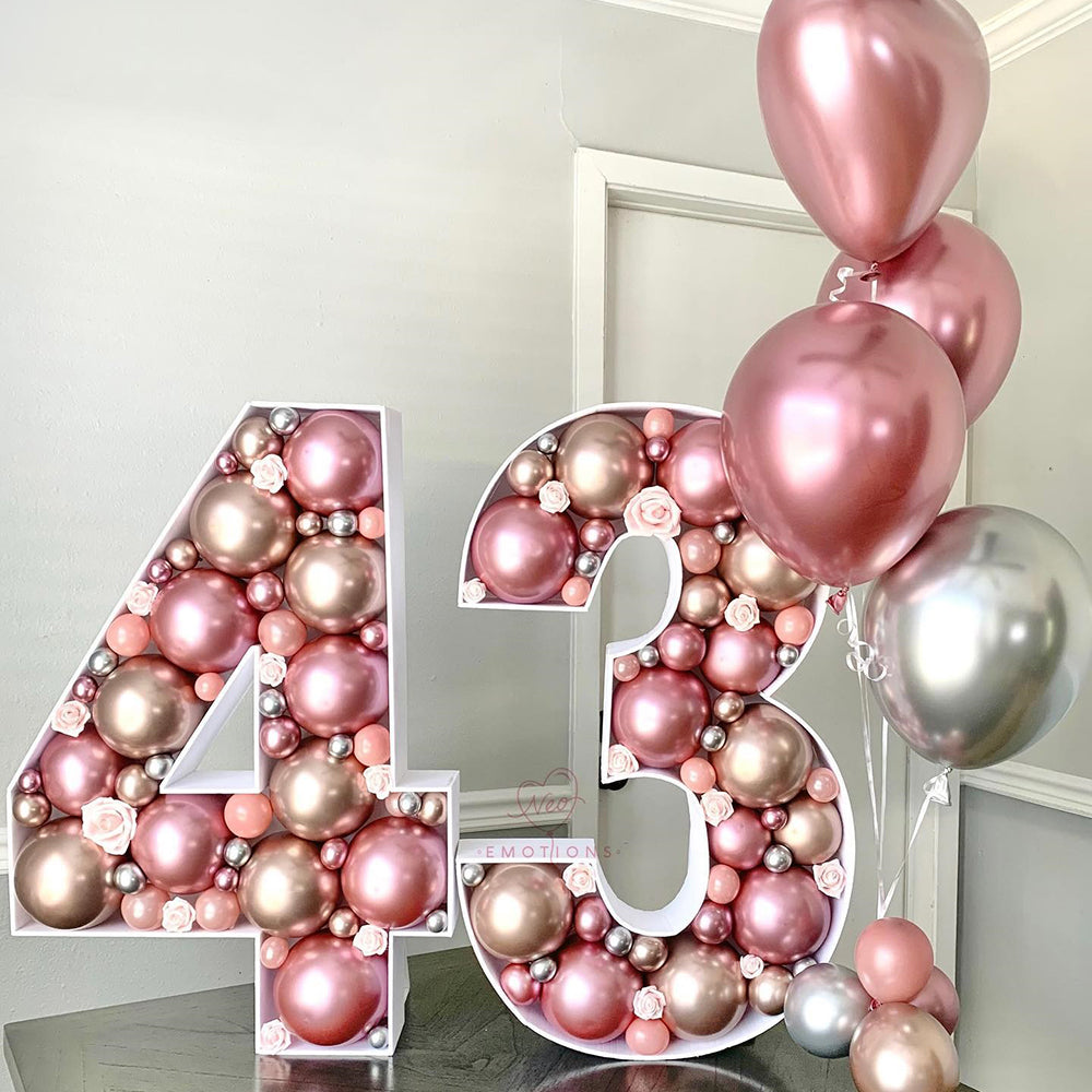 Jumbo Latex Balloon 80cm Shiny Pink GB30.91
