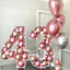Jumbo Latex Balloon 80cm Shiny Rose Gold GB30.96