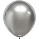 Baloane latex 30cm Silver Mirror Kalisan 5002