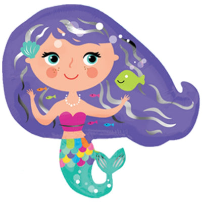 Balon Folie Figurina Sirena 90cm ST-39827