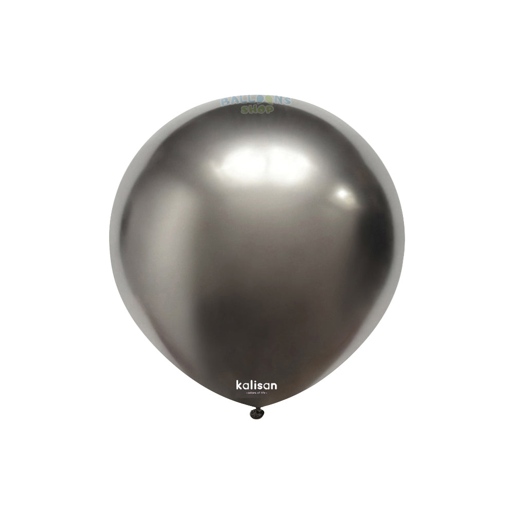 Balloons latex 13cm Space Grey Mirror 5009