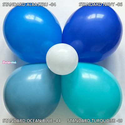 Jumbo Latex Balloon 45cm Standard Ocean Blue -44