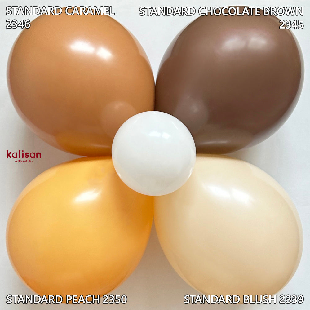 Balon Jumbo Latex 45cm Chocolate Brown Standard 2345