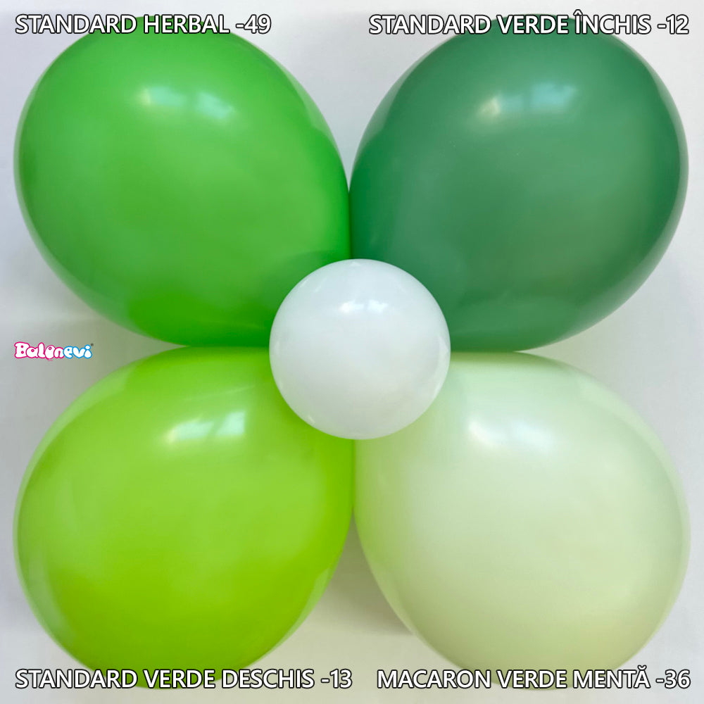 Jumbo Latex Balloon 45cm Standard Herbal -49