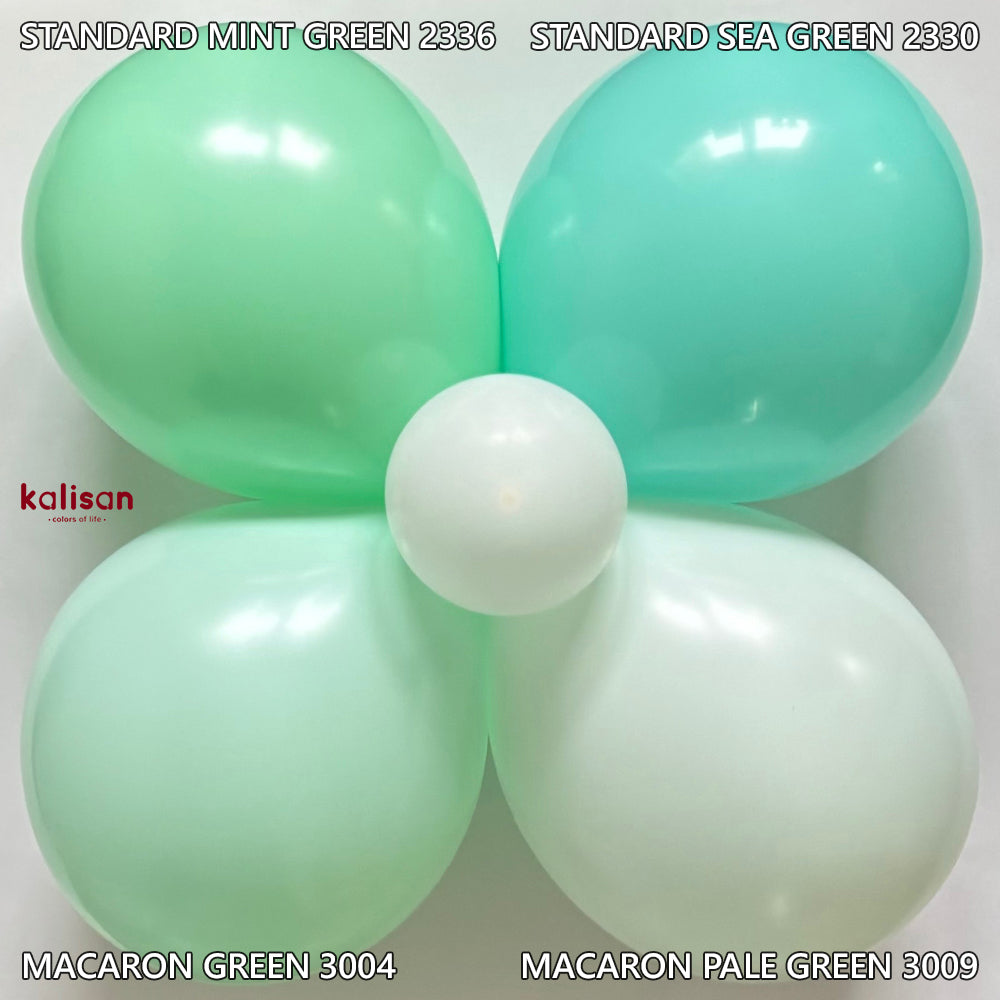 Baloane latex 13cm Mint Green Standard 2336