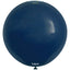 Jumbo Latex Balloon 90cm Navy Standard 2342