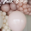 Baloane latex 13cm Blush Pink Standard Kalisan 2348