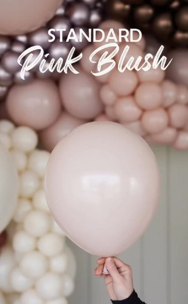 Baloane latex 13cm Blush Pink Standard Kalisan 2348