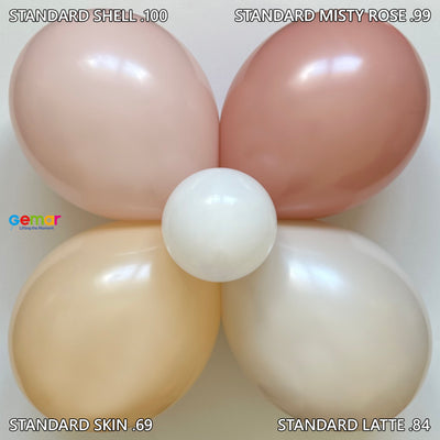Baloane latex 33cm Natural Latte G120.084
