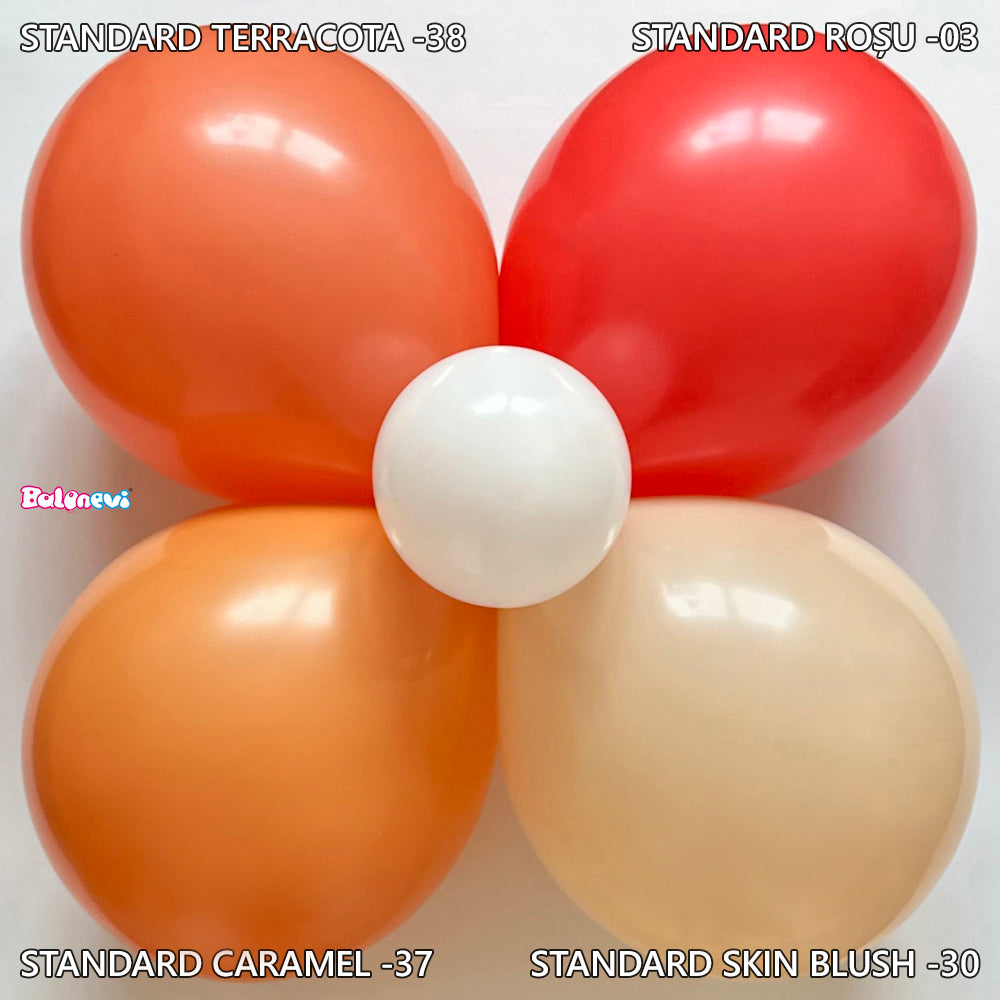 Jumbo Latex Balloon 45cm Standard Caramel -37