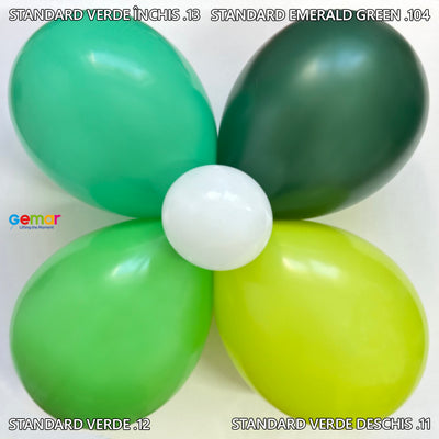 Baloane latex 33cm Standard Verde G120.012