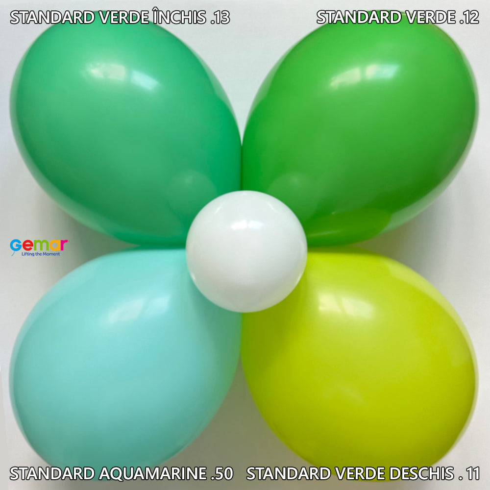 Baloane Latex 13cm Verde Standard A50.12