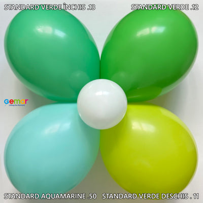 Baloane Latex 26cm Verde Standard G90.12