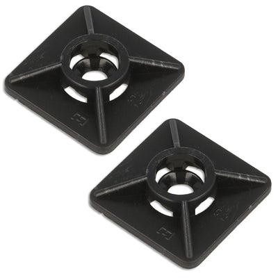 Suport Adeziv pt prindere baloane 27x27mm NEGRU