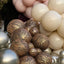 30cm Latex Balloons Safari Tiger N - Chocolate Brown (Print: Gold)