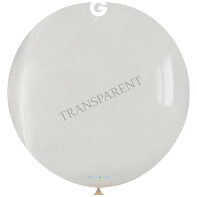 Jumbo Latex Balloon 90cm Transparent G250.00