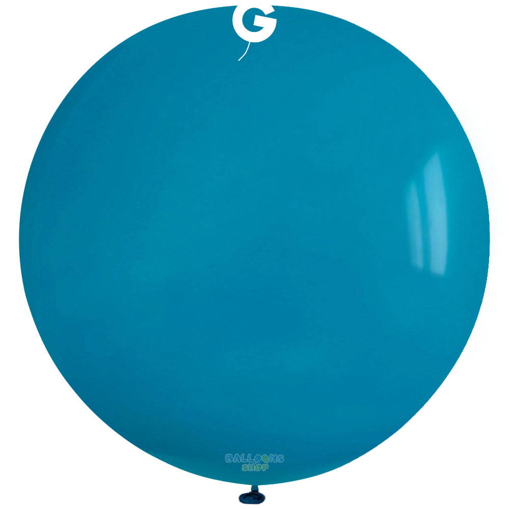 Jumbo Latex Balloon 41cm Turquoise Standard RR16P.68