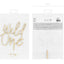 Decoratiune pentru Tort din Lemn Wild One 22cm