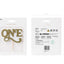 Lumanare Tort Prima Aniversare Gold ONE 6.5cm