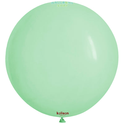 Jumbo Latex Balloon 90cm Green Macaron 3004