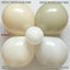Balloons latex 13cm Stone Grey Retro Kalisan 8010