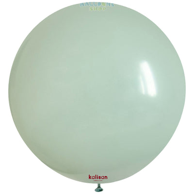 Jumbo Latex Balloon 90cm Winter Green Retro 8007