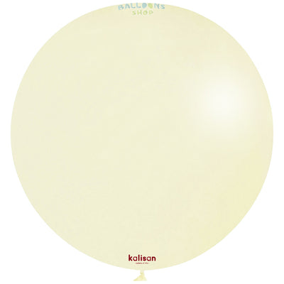 Balon Jumbo Latex 60cm Macaron Pale Yellow 3008