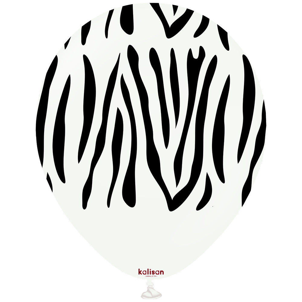 SET 25 Baloane latex 30cm Print Safari Mix 5 Modele